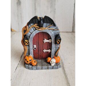 Halloween door bat pumpkin Village accessory spooky‎